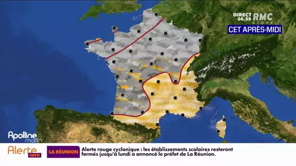 Météo : une France coupée en deux