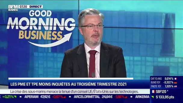 Philippe Mutricy (Bpifrance) : Les PME et TPE moins inquiétées au troisième trimestre 2021