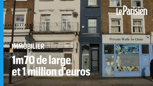 La maison la plus étroite de Londres est à vendre (et elle est chère)