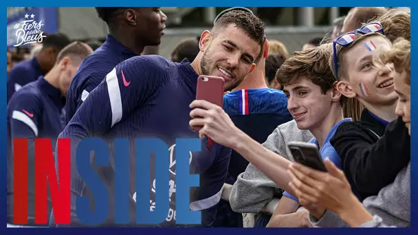 Les Bleus avec leurs supporters, Equipe de France I FFF 2022