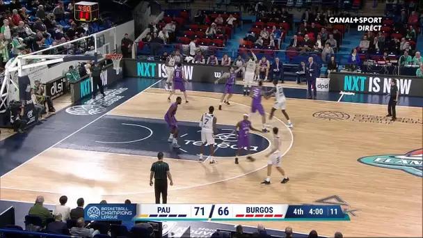 Le 3 points de Justin Dentmon ! - Basketball Champions League / Pau - Burgos