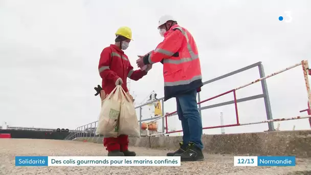 Le Seamen's Club du Havre livre des colis aux marins confinés