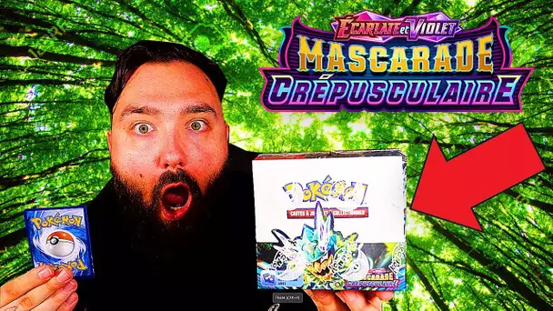 EXCLU MONDIAL ! OUVERTURE DISPLAY POKEMON MASCARADE CREPUSCULAIRE FR ! INCROYABLE CARTE !