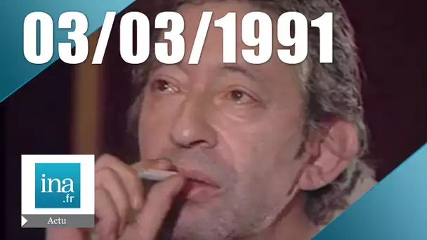 19/20 FR3 du 03 mars 1991 - Serge Gainsbourg est mort | Archive INA