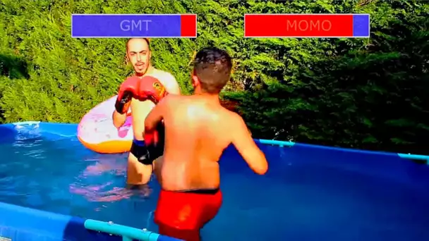 Je MET UN K.O à MOMO dans la PISCINE ... Ou pas !