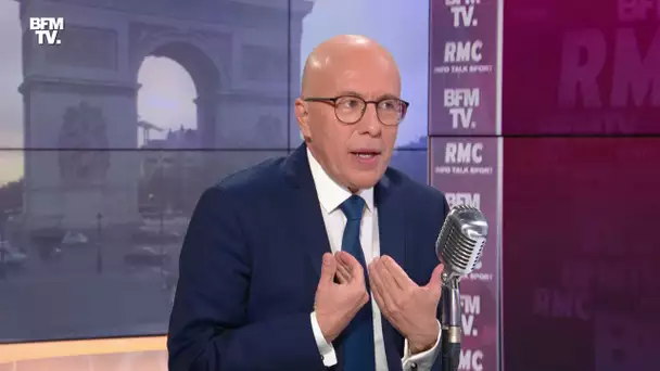 Eric Ciotti face à Jean-Jacques Bourdin en direct