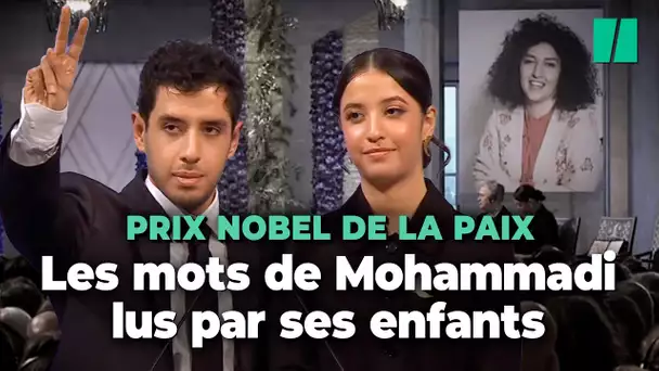 La prix Nobel de la paix Narges Mohammadi, en prison en Iran, s’exprime par la voix de ses enfants