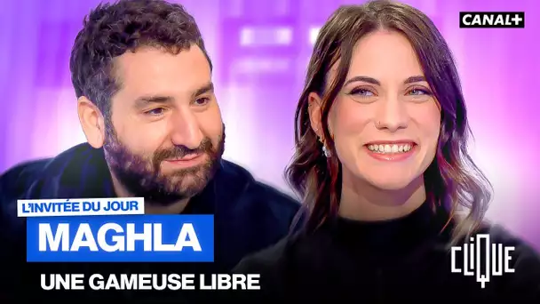 Maghla, la reine de Twitch est sur la plateau de Clique - CANAL+