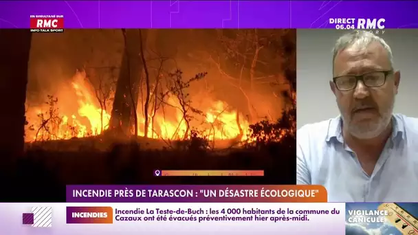 Incendie près de Tarascon: "Un désastre écologique"