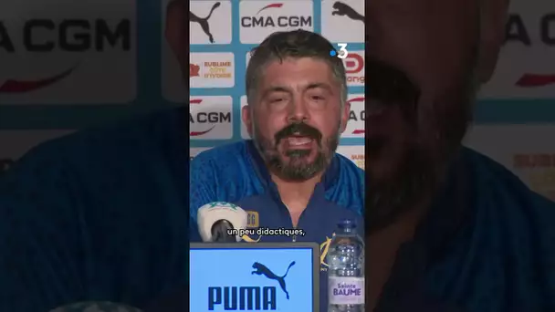 OM : Gattuso s'agace sur la tactique. #om #ligue1 #gattuso