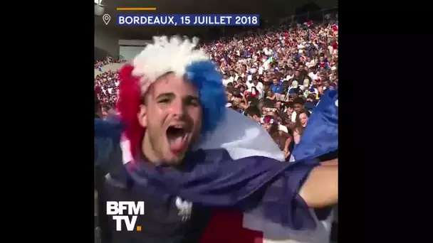 Champions du monde: un an après, les plus belles images de la France en liesse