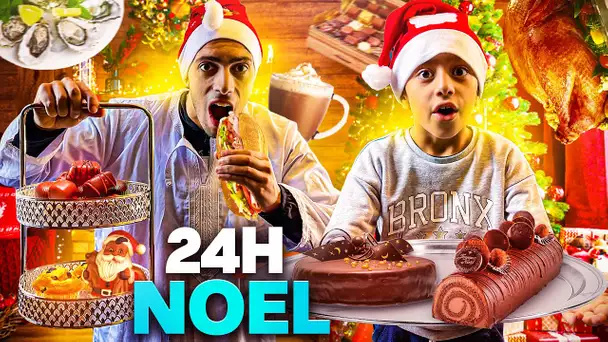 ON MANGE QUE DES REPAS DE NOËL PENDANT 24H ! ( TROP BON) 🔥🎄