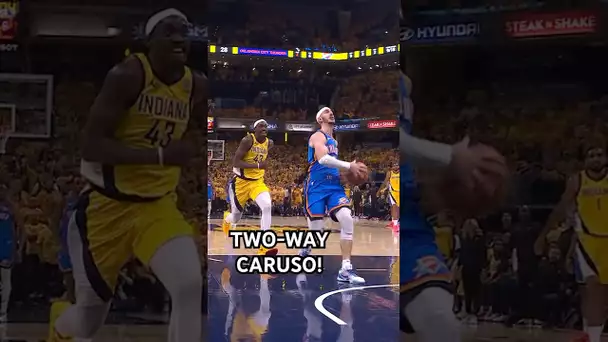 Caruso doing it on BOTH ENDS!