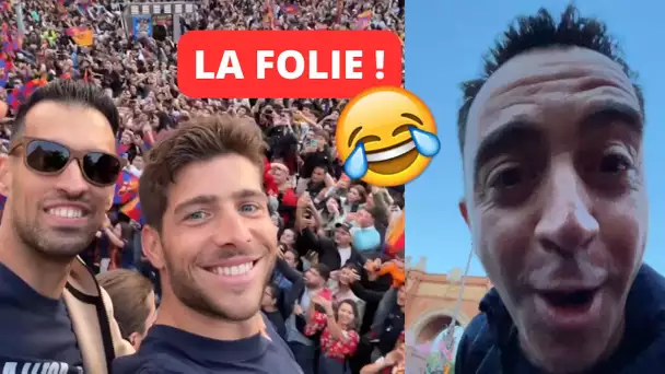 🥳🔴🔵 Le Barça fête son titre de Champion dans une ambiance de folie !