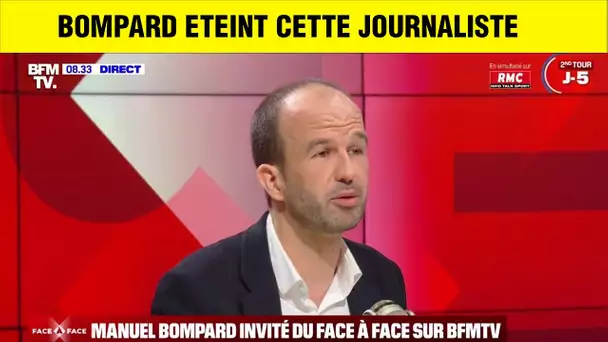 BOMPARD DETRUIT CETTE JOURNALISTE ET CA FAIT DU BIEN