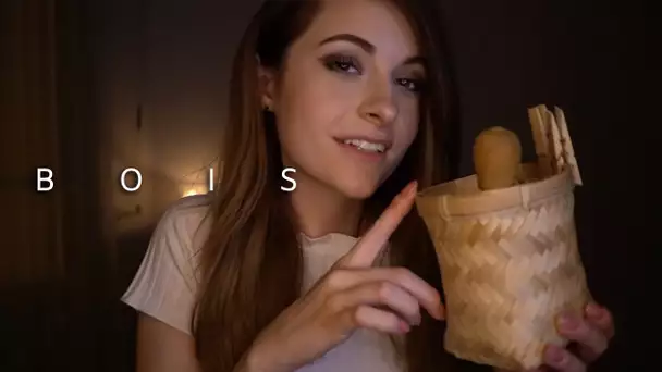 ASMR FRANCAIS ⚪️ Le bois nous accompagne ce soir 😊