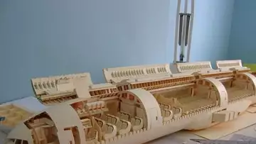 Une réplique en papier du Boeing 777 construite en neuf ans !