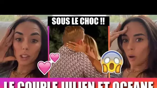 HILONA SOUS LE CHOC DEVANT LE COUPLE JULIEN BERT ET OCEANE ! 😱 ELLE RÉAGIT ET BALANCE !