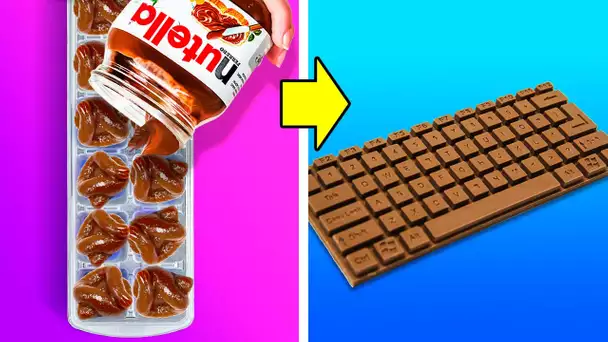 20 IDÉES ET ASTUCES FANTASTIQUES AVEC DU CHOCOLAT