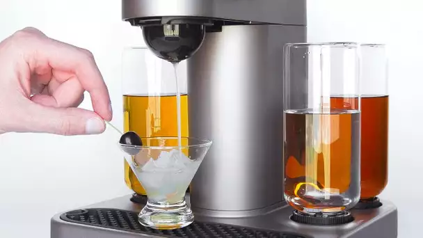 Je teste une machine à cocktail