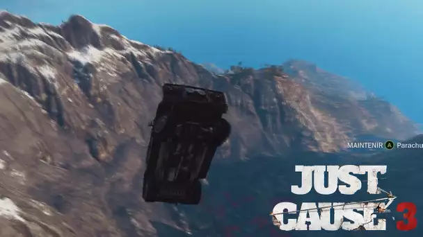 JUST CAUSE 3 UNE ERREUR ET C&#039;EST LA MORT ! ASCENCION DU VOLCAN EN 4X4