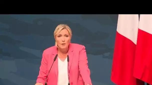 Pour Marine Le Pen, la France "sombre dans une ultra-violence endémique"