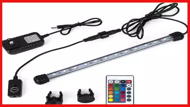 MQ 8-36 in Submersible LED Aquarium Light, Color Changing Fish Tank Light with Remote Control, IP68