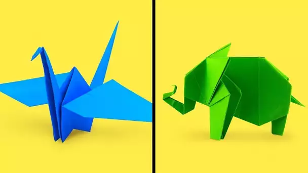 18 ORIGAMIS EN PAPIER FACILES À RÉALISER