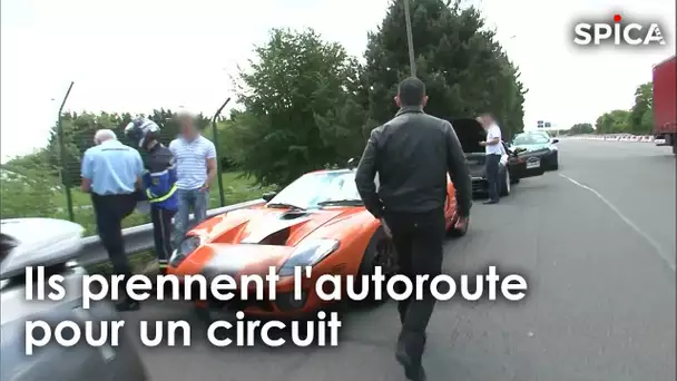 Chauffards : ils prennent l'autoroute pour un circuit