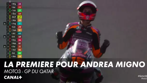 Andrea Migno remporte la première course de la saison - Moto3 - GP du Qatar