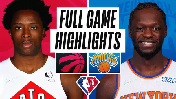 RAPTORS at KNICKS | FULL GAME HIGHLIGHTS | November 1, 2021