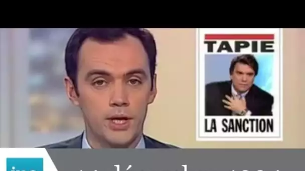 20 France 2 du 14 décembre 1994 - Bernard Tapie en liquidation judiciaire - Archive INA