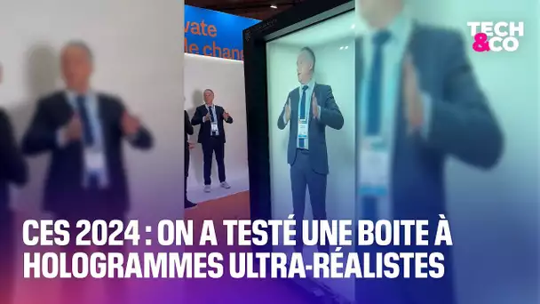 CES 2024: on a testé les hologrammes ultra-réalistes de Holoconnects