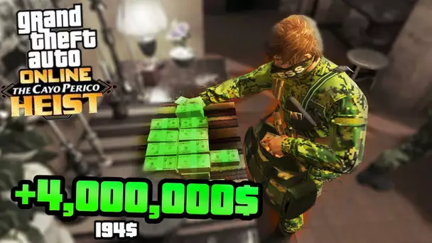 NOUVEAU BRAQUAGE 4,000,000$ GTA 5 ONLINE (new DLC)