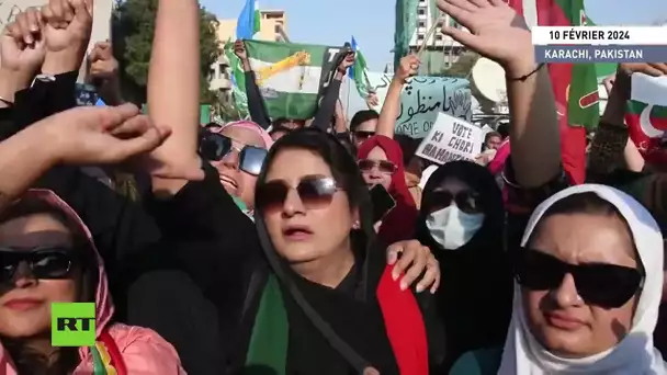 🇵🇰  Pakistan : des centaines de personnes manifestent devant la commission électorale