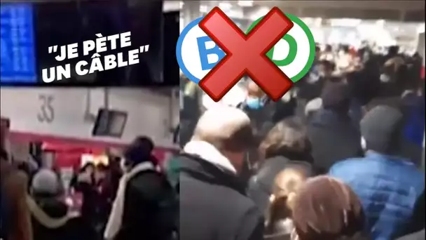À Paris Gare du nord, des scènes de cohue sur le RER C et D après une panne