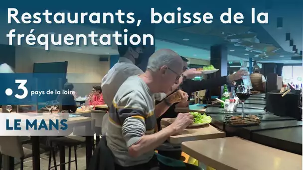 Baisse de fréquentation dans les restaurants du Mans