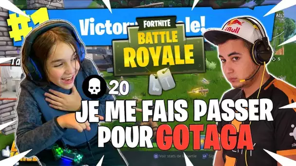 JE ME FAIS PASSER POUR MINI GOTAGA ! EPIC REACTION FORTNITE PRANK