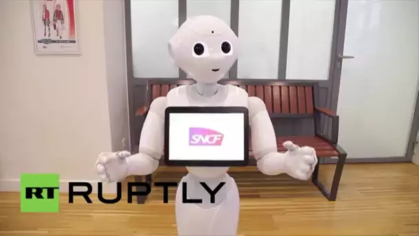 Faites connaissance avec Pepper, le robot-humanoïde de la SNCF au service des passagers