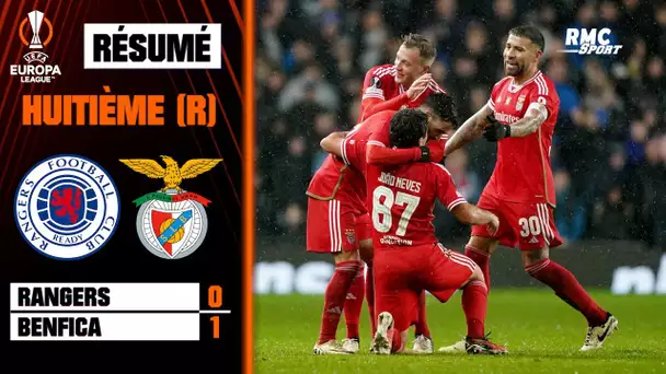 Résumé : Rangers 0-1 Benfica (Q) - Ligue Europa (8e de finale retour)