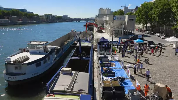 Déchetterie flottante : Paris expérimente la collecte par voie fluviale