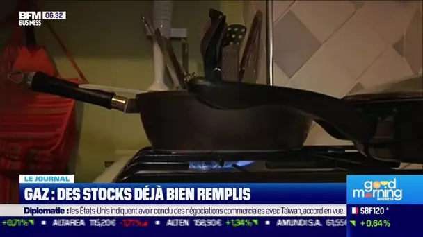 Gaz: des stocks déjà bien remplis