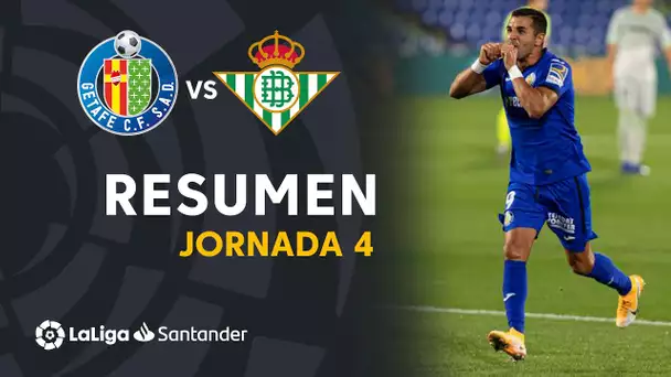 Resumen de Getafe CF vs Real Betis (3-0)