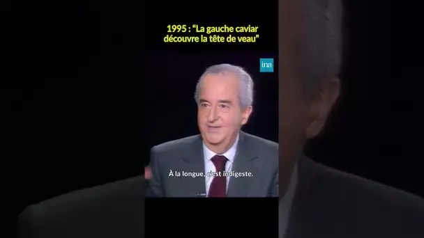 Édouard Balladur et "la gauche caviar" 😅🐄  #INA #shorts