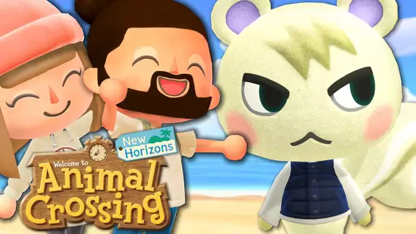 MATHÉO ARRIVE SUR NOTRE ÎLE ! | ANIMAL CROSSING NEW HORIZONS EPISODE 51 CO-OP