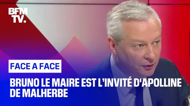 Face-à-Face : Bruno Le Maire