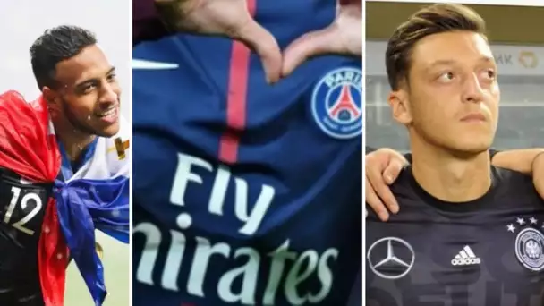 Changement sponsors au PSG. Tatouage polemique digne. Neuer égratigne Ozil. Anniversaire tolisso