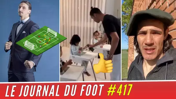 IBRAHIMOVIC entraîneur ? RONALDO montre l'exemple à ses enfants, CAVANI donne des nouvelles