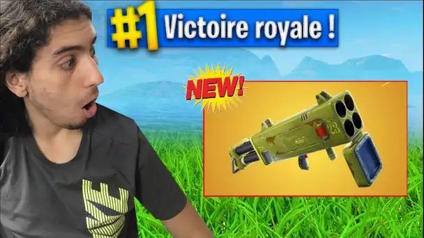 OMG NOUVELLE ARME QUADRILANCEUR  SUR FORTNITE BATTLE ROYALE