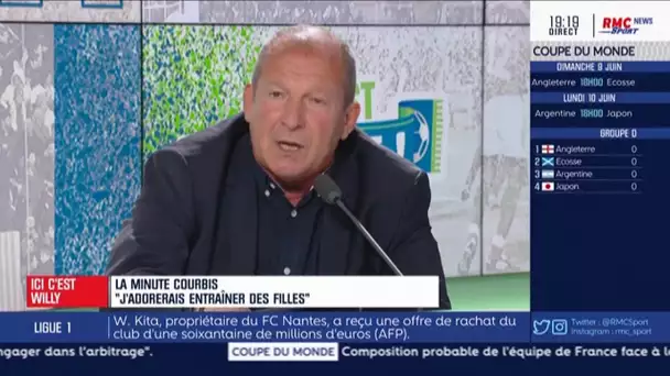 Foot féminin - Courbis : 'J&#039;adorerais entraîner des filles'